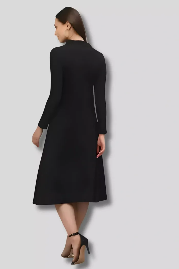 zelzis women polyester black up down bodycon dress