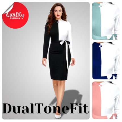 Color Block Bodycon Dress for Women – Casual & Party wear