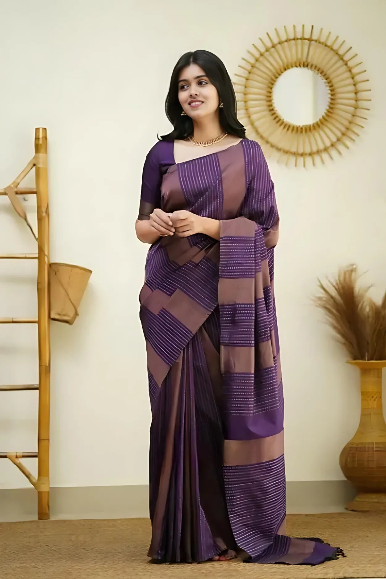 ZELZIS_Fashion_online_Shopping_Women_Dark_Purple_Latest_Self_Designer_Jacquard_Sarees_With_Unstich_Blouse_Piece ZELZIS Fashion online Shopping Women Dark Purple Latest Self Designer Jacquard Sarees With Unstich Blouse Piece