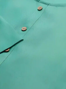 elegant light green cotton kurti for casual and party wear
